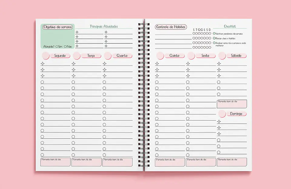 Arquivo Encadernação  Planner Permanete - THA MONI 2