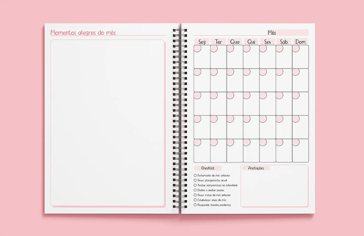 Arquivo Encadernação  Planner Permanete - THA MONI 3
