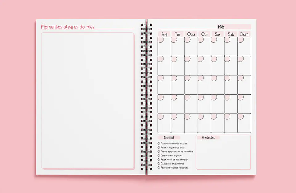 Arquivo Encadernação  Planner Permanete - THA MONI 3