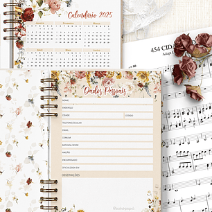 Arquivo Encadernação Planner da Organista Oficializada CCB - BICHO PAPEL