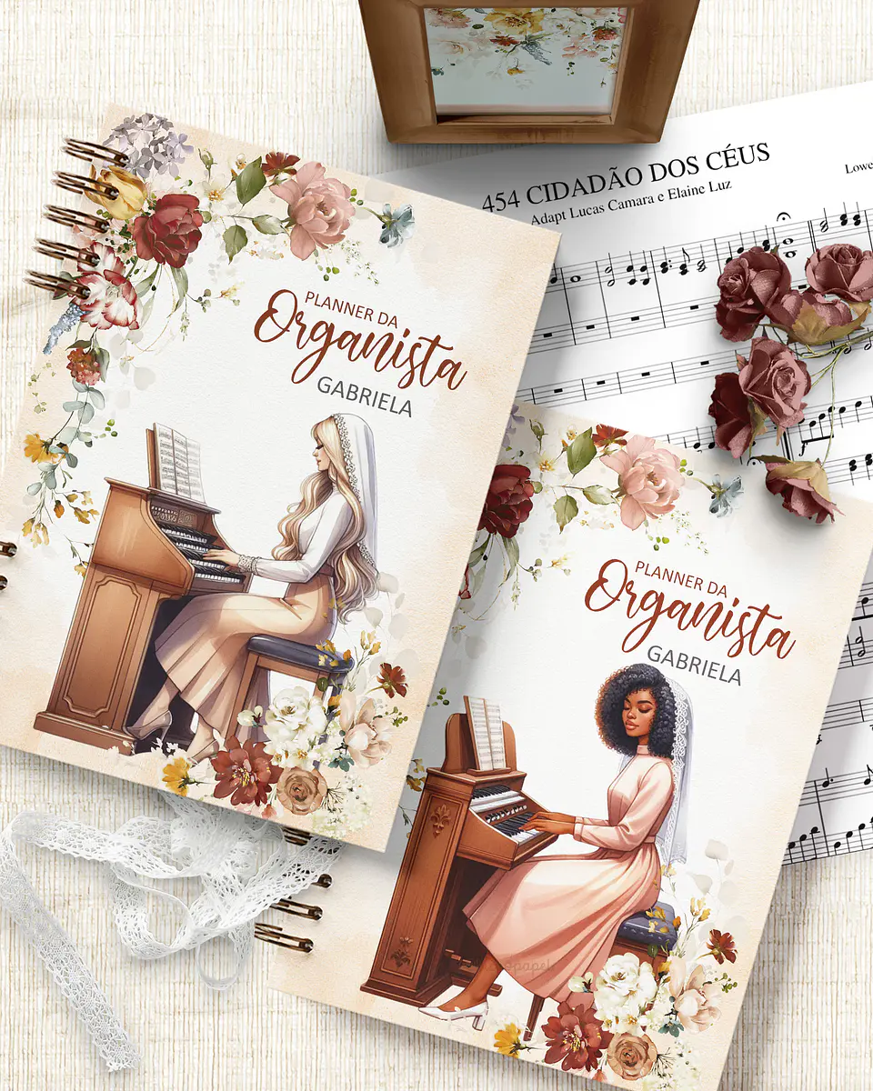 Arquivo Encadernação Planner da Organista Oficializada CCB - BICHO PAPEL 7