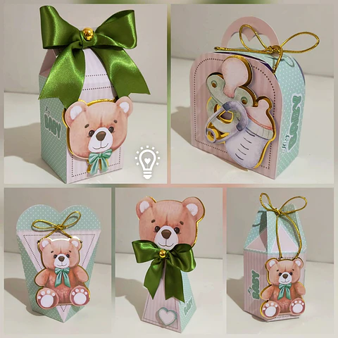 Arquivo Chá de Babê Ursinho Verde - Criar Bv