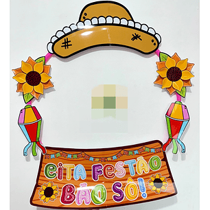 Arquivo Moldura Bambolê Festa Junina - EM PDF