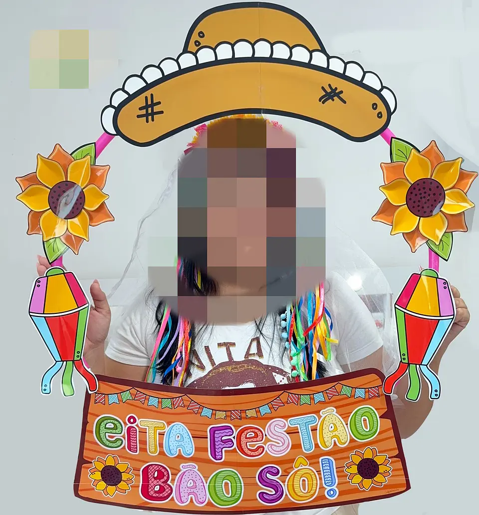 Arquivo Moldura Bambolê Festa Junina - EM PDF 2