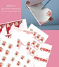 Kit Digital Printables Ursinhos Apaixonados - BALLOON CRIATIVO - Thumbnail 3
