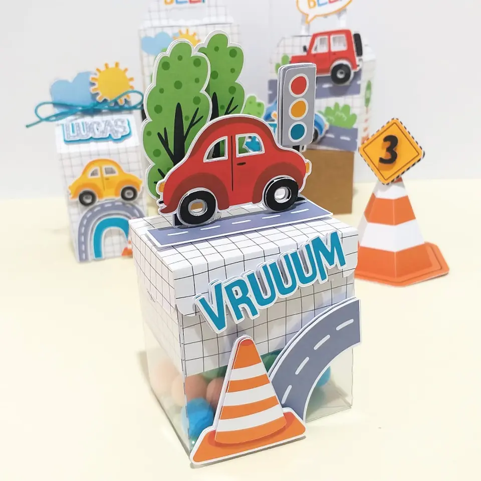 Arquivo de Corte Carrinhos Transporte  2