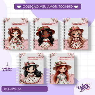 Arquivo Encadernação Menininhas Coleçao My Sweet Cherry - LUMINOUS