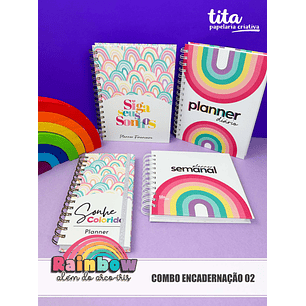 Arquivo Combo Encadernação Coleção Rainbow 02 - TITA