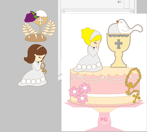 Arquivo topo de bolo batizado