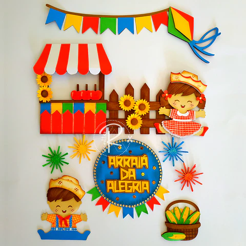 Arquivo de Corte Topo Festa Junina