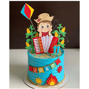 Arquivo de Corte Topo Festa Junina Menino com Sanfona