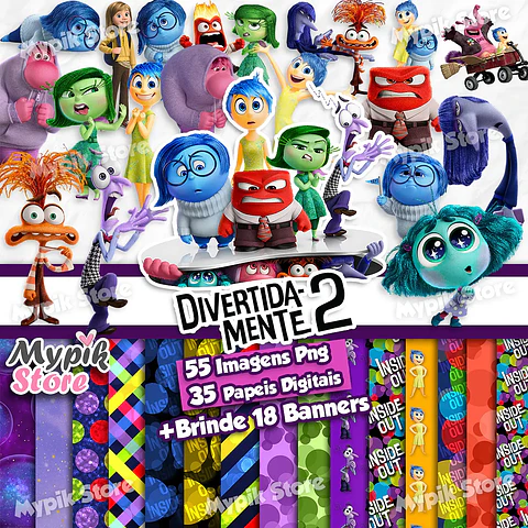 Kit Digital Divertidamente 2 - MYPIK