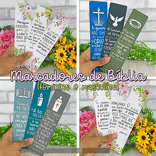 Arquivo de Corte Marcadores de Bíblia - Desenhitos da Jana