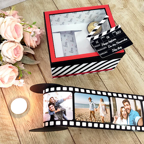 Arquivo de Corte Filme de Fotos com Caixa Dia dos Namorados