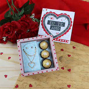Arquivo de Corte Caixa Porta Joia e Doces Dia dos Namorados