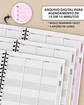 Arquivo Kit Agendamento Semanal 2025 de 15 em 15 minutos em 3 Cores - BICHO PAPEL - Thumbnail 1