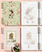 Arquivo Kit 6 Capas e 6 Miolos Decorados Coleção Doce Menina - BICHO PAPEL - Thumbnail 3