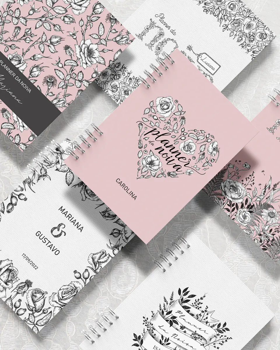 Arquivo Planner da Noiva A5 - BICHO PAPEL 5