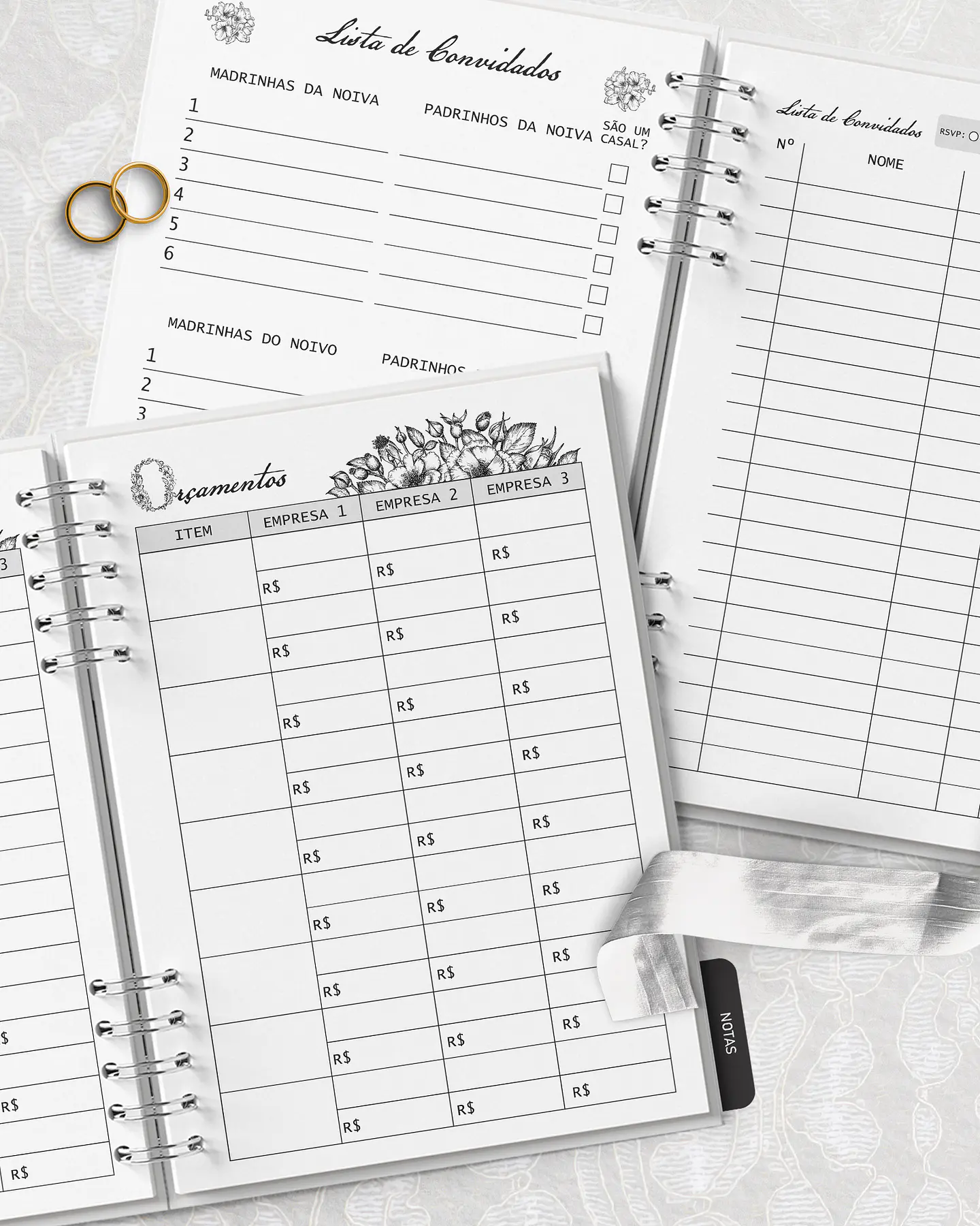Arquivo Planner da Noiva A5 - BICHO PAPEL 7
