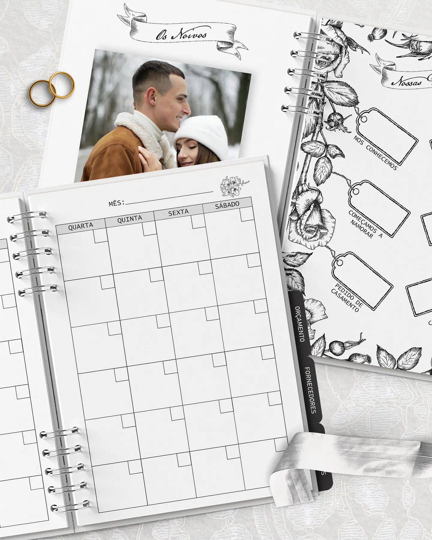 Arquivo Planner da Noiva A5 - BICHO PAPEL 10