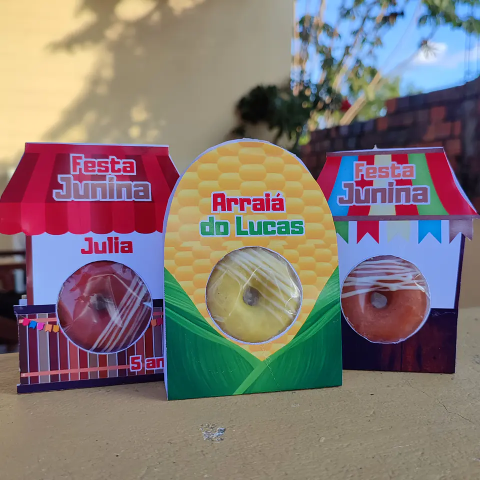 Arquivo Donuts Festa Junina no Canva 3
