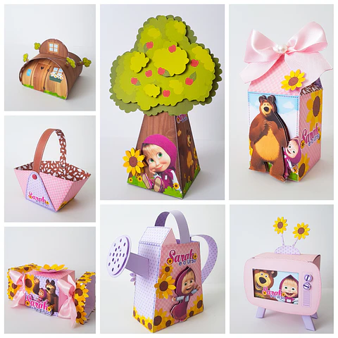 Arquivo de Corte Masha e Urso