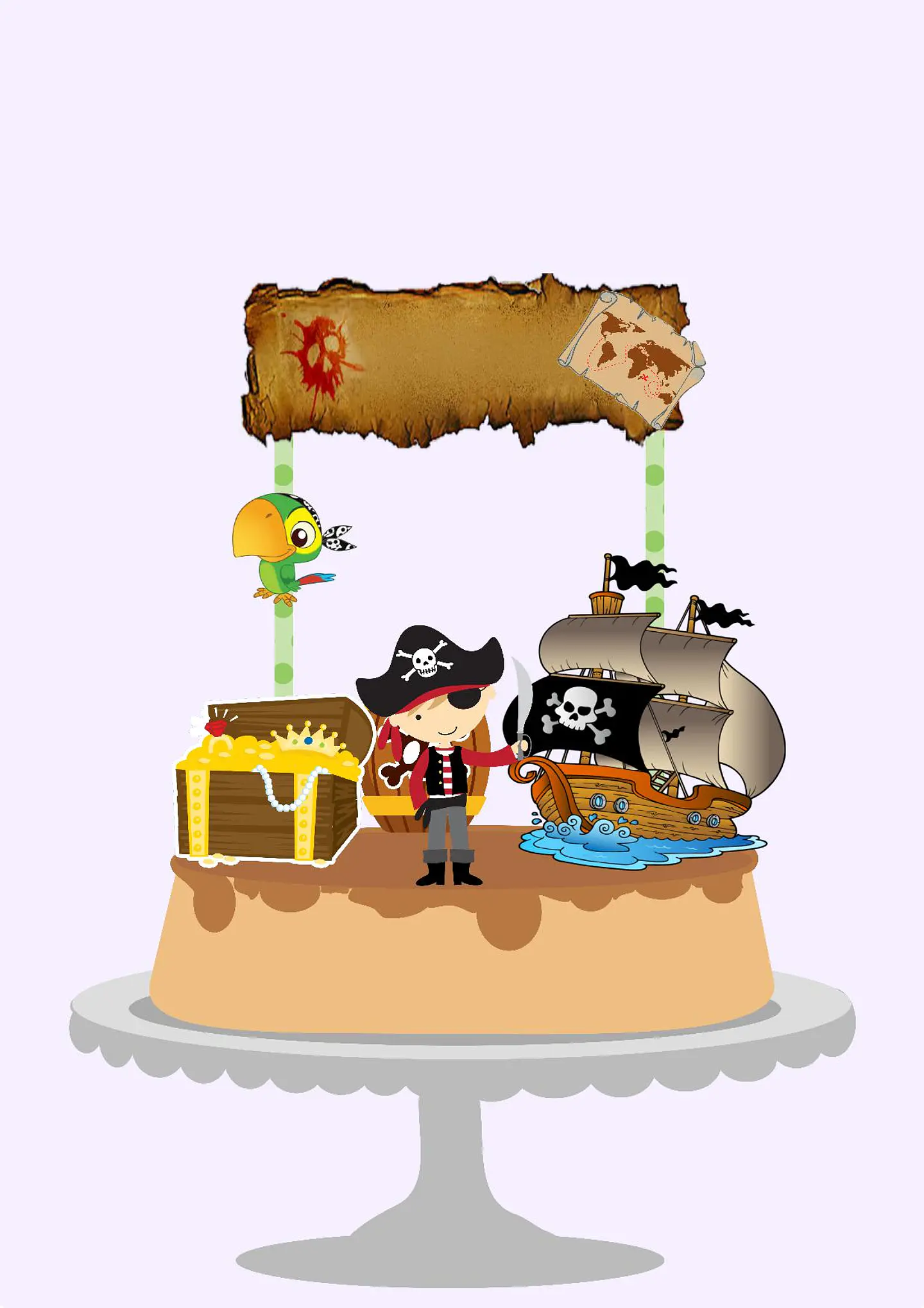 Arquivo de Corte Topo Pirata 1