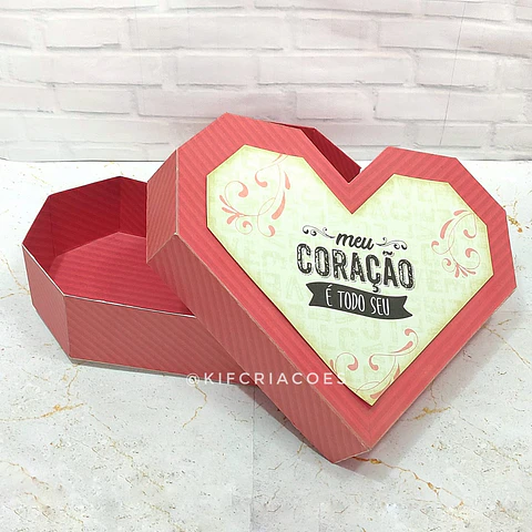  Arquivo Dia dos Namorados Coração Grande - KIF CRIAÇÕES