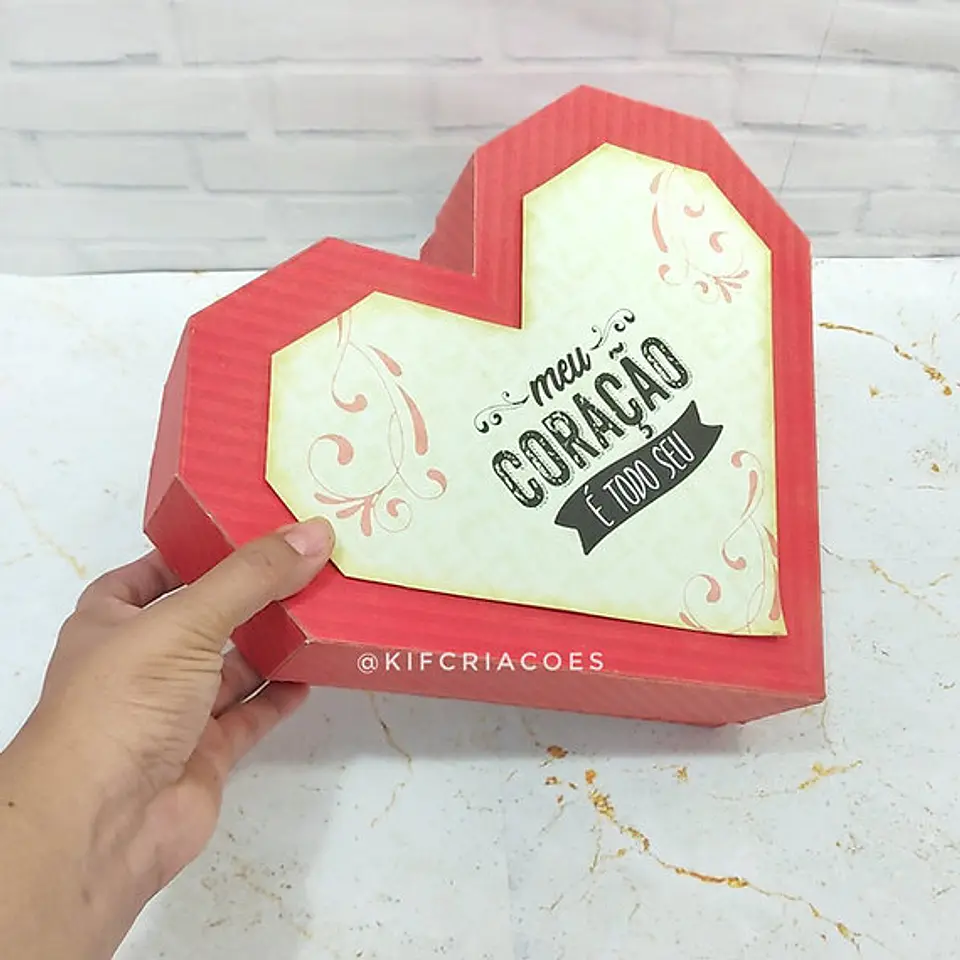  Arquivo Dia dos Namorados Coração Grande - KIF CRIAÇÕES 2
