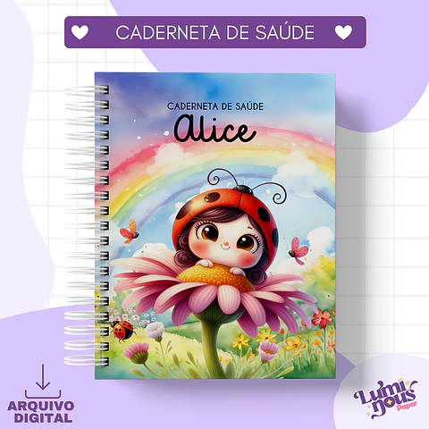 Arquivo Caderneta de Saúde Joaninha Menina - LUMINOUS