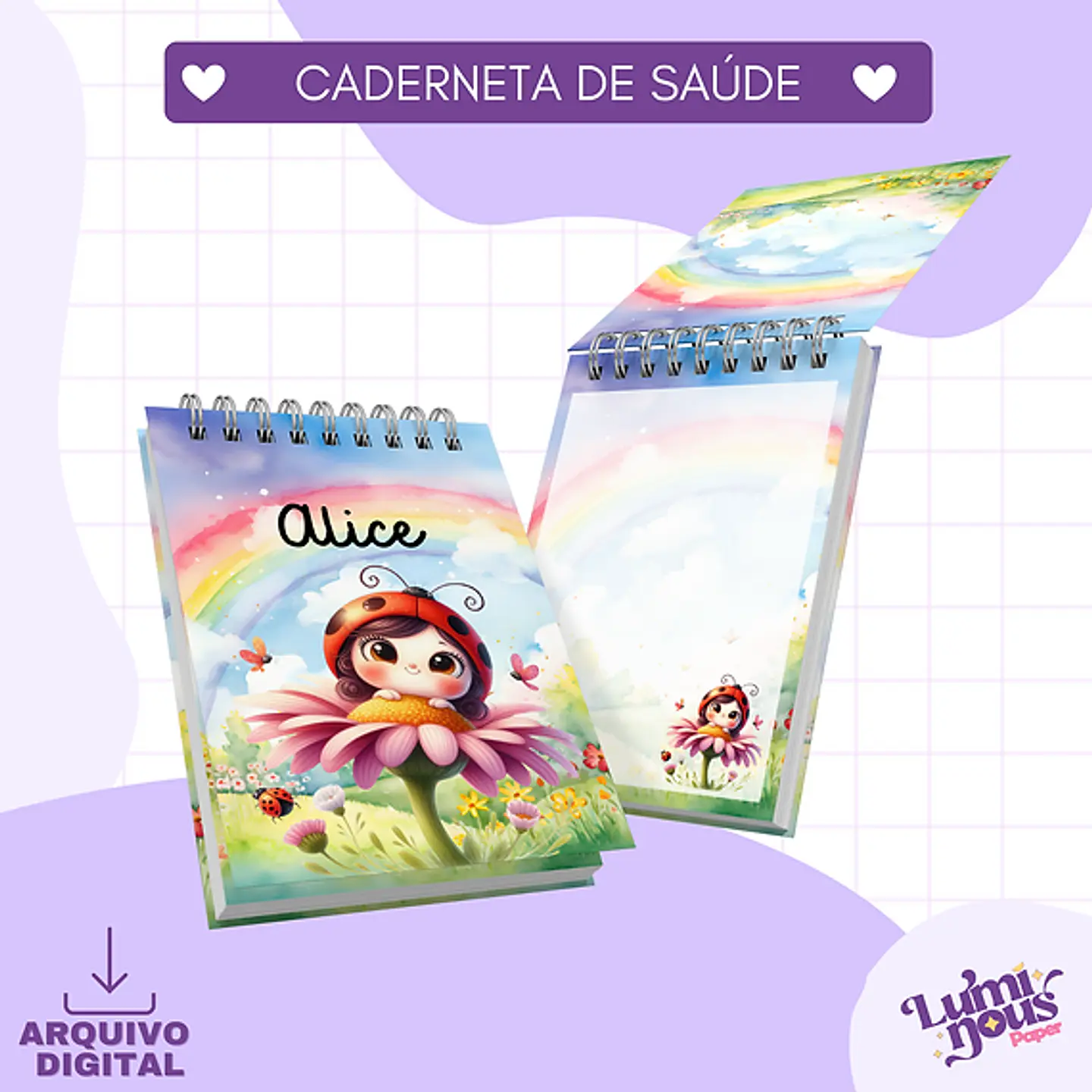 Arquivo Caderneta de Saúde Joaninha Menina - LUMINOUS 4