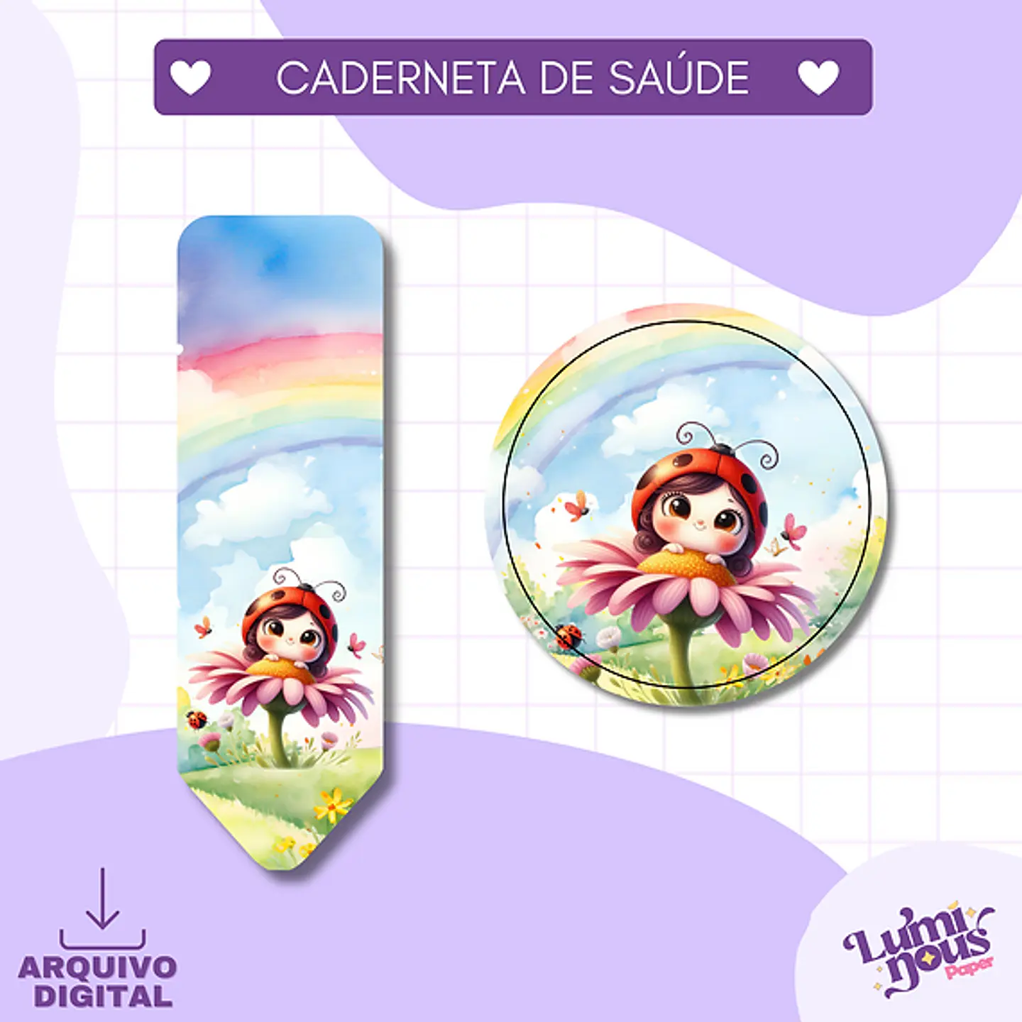 Arquivo Caderneta de Saúde Joaninha Menina - LUMINOUS 5