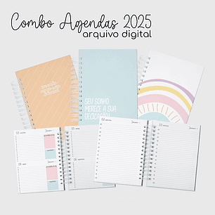 Arquivo Combo Agendas 2025 Coleção Clean – Ge Paper