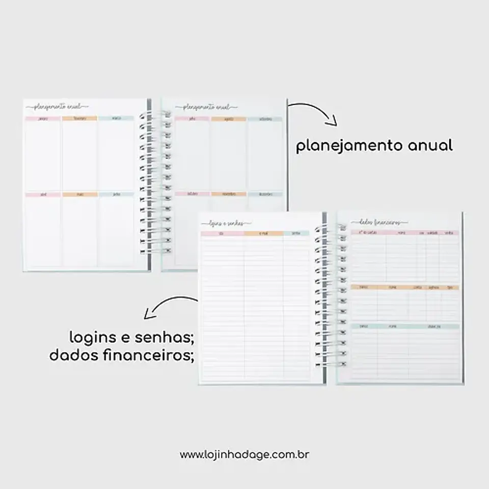 Arquivo Combo Agendas 2025 Coleção Clean – Ge Paper 3