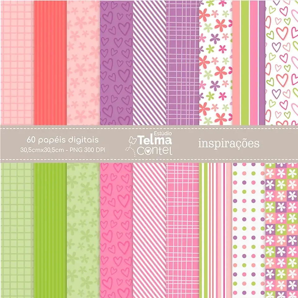 Kit Digital Inspirações Colorido - TELMA CONTEL 2
