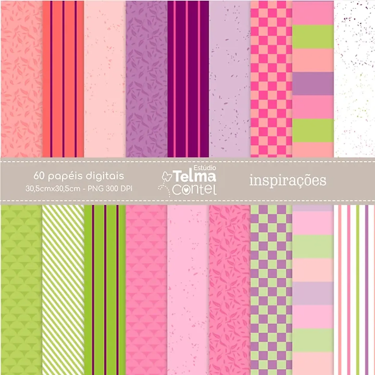 Kit Digital Inspirações Colorido - TELMA CONTEL 3