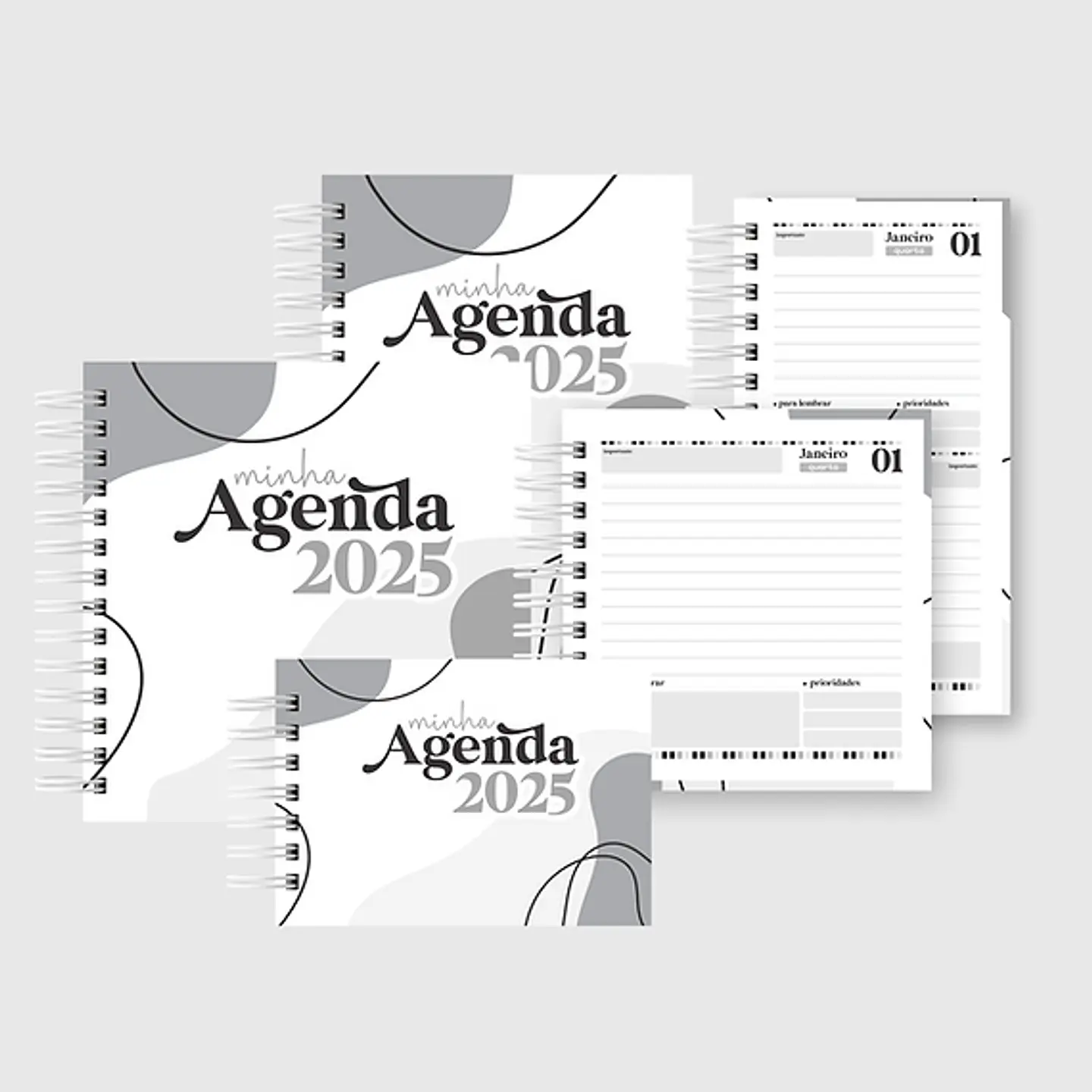 Arquivo Combo Agendas 2025 - LETTERINHAS 10