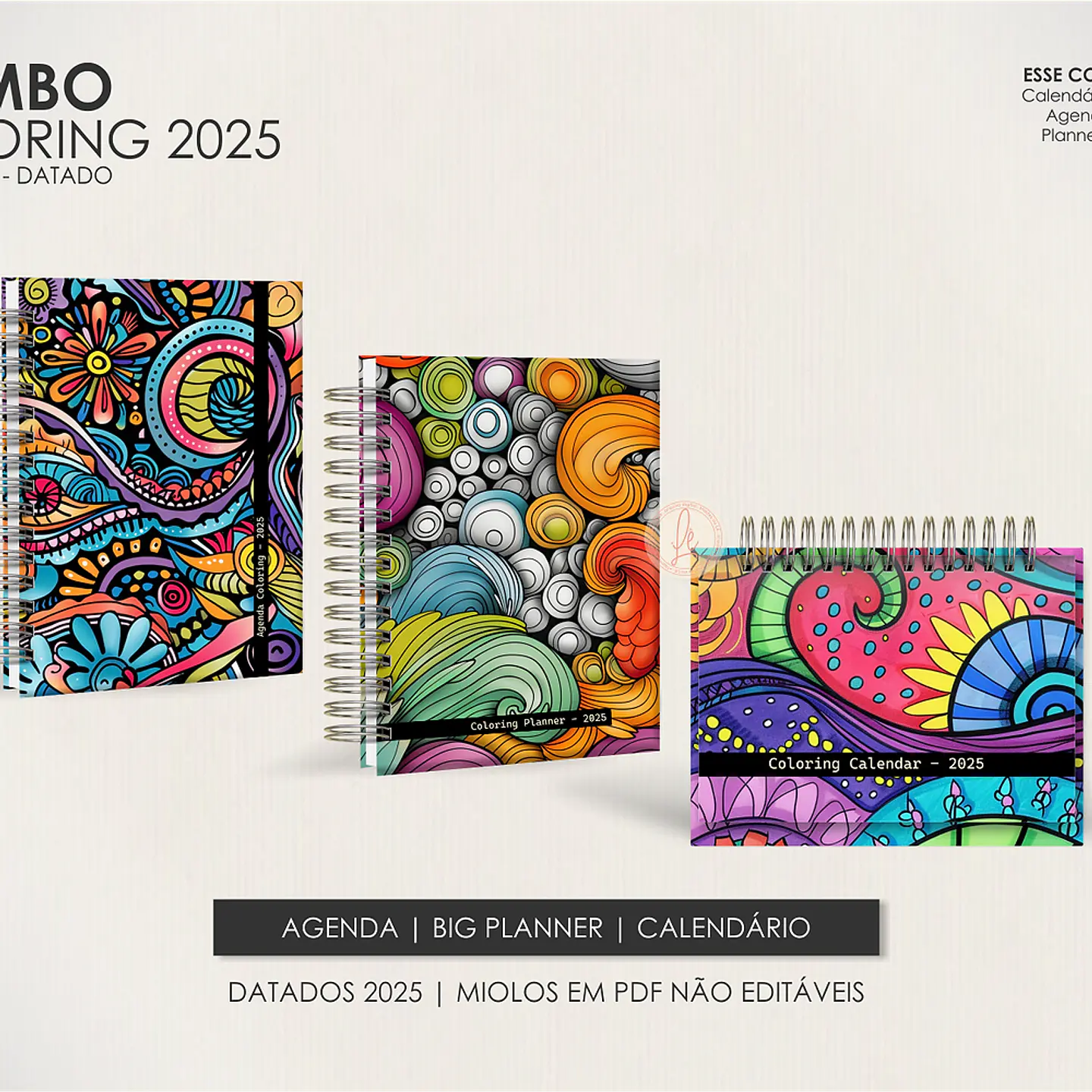 Arquivo Coleção Coloring em Português 2025 - MOLDES DA LÊ 1