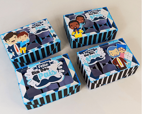 Arquivo de Corte Combo Caixa 6 Doces Pais 