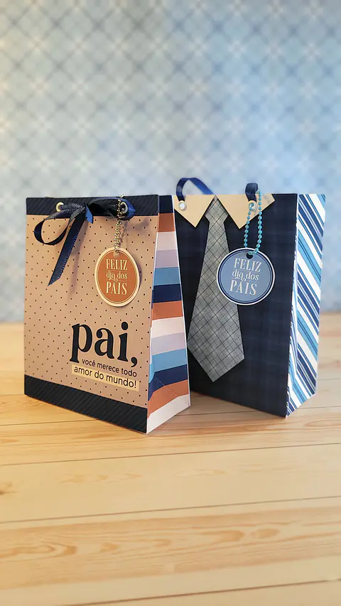 Arquivo Sacola Embalagem Dia dos Pais
