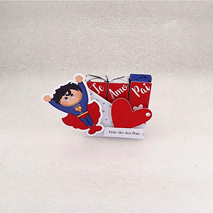 Arquivo de Corte Dia dos Pais Super Homem Bis