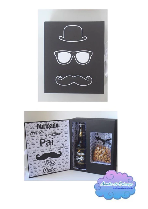 Arquivo de Corte Caixa Cerveja Dia dos Pais