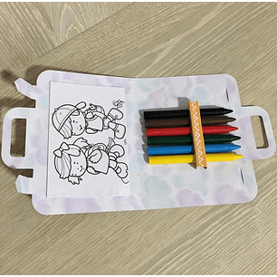 Arquivo Maletinha Kit Colorir 