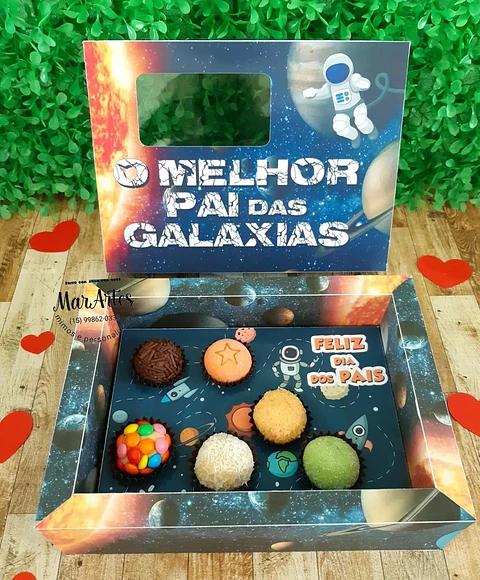 Arquivo de Corte Caixa Sistema Solar Dia dos Pais