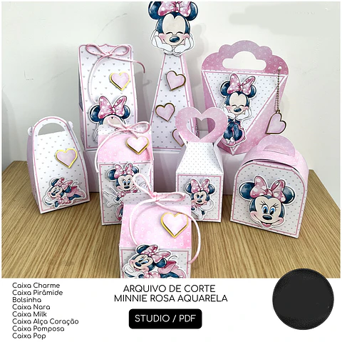 Arquivo de Corte Minnie Rosa