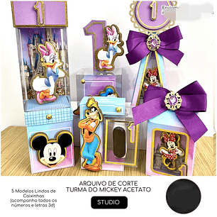 Arquivo de Corte Turma do Mickey Acetato