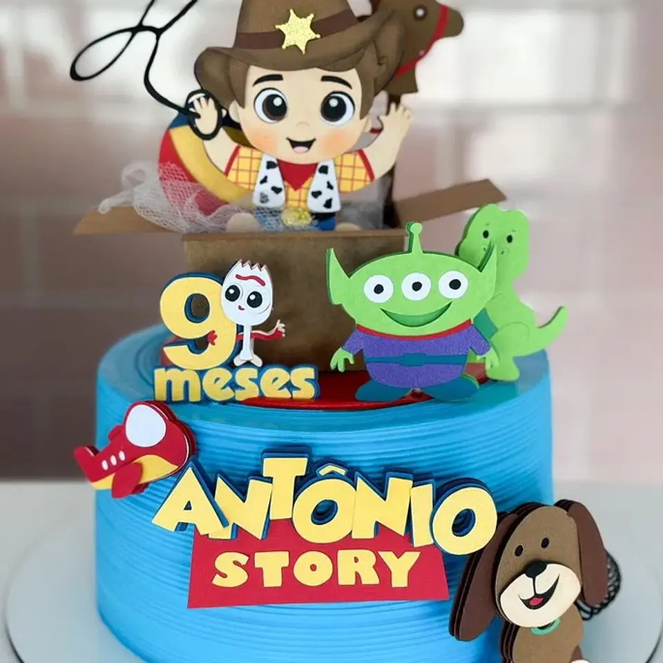 Arquivo Topo de Bolo Toy Story Baby - EM CAMADAS 1