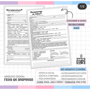 Arquivo Fichas Anamnese Diversos