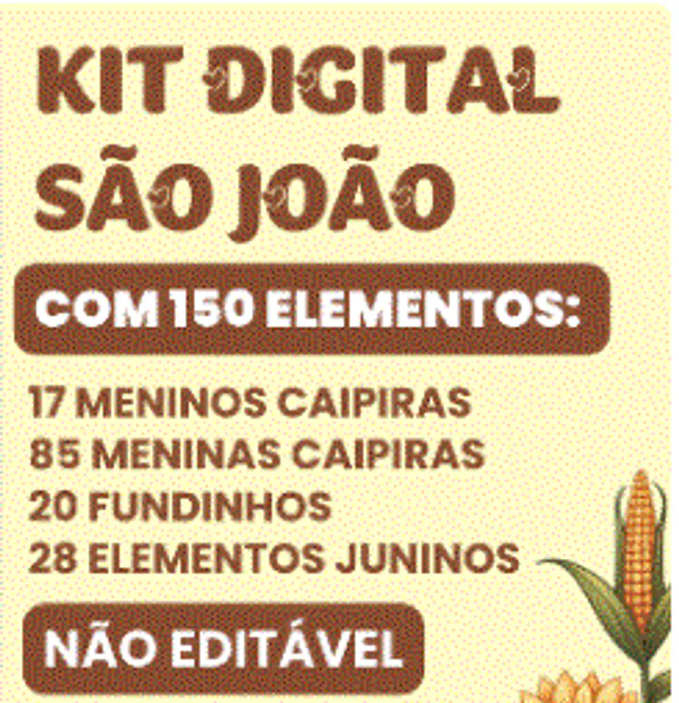 Kit Digital Festa Junina IA 2