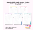 Arquivo Pack Miolos Básicos 1DPP A5 2025 - Datada Coleção Colors - CUTE CORTE